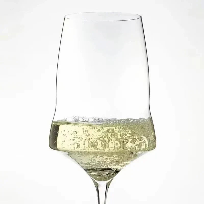 Crystal White Wine Glass Flute Handmade Eco-Friendly