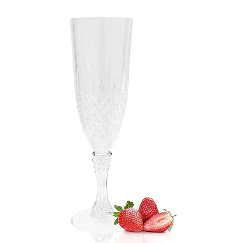 Crystal High-Stem Champagne Goblet Set for Parties