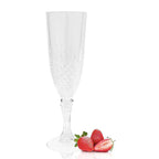 Crystal High-Stem Champagne Goblet Set for Parties