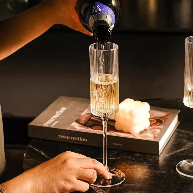 175ML Transparent Plastic Goblet for Party Drinkware