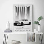 W16 750S Canvas Painting Sports Car Wall Art