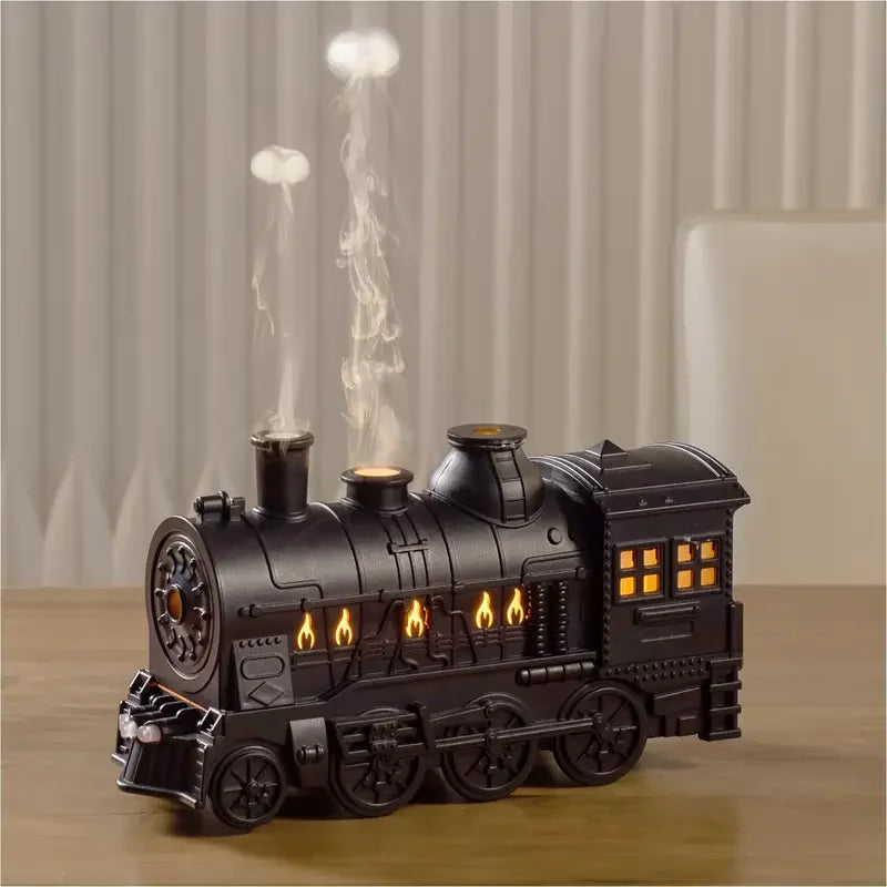 Mini Train Shape Essential Oil Diffuser with Light Mist