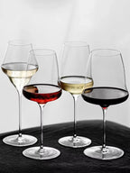 Crystal White Wine Glass Flute Handmade Eco-Friendly