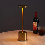 Black Metal LED Table Lamp with Touch Control