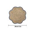 Natural Water Hyacinth Woven Placemat 38cm