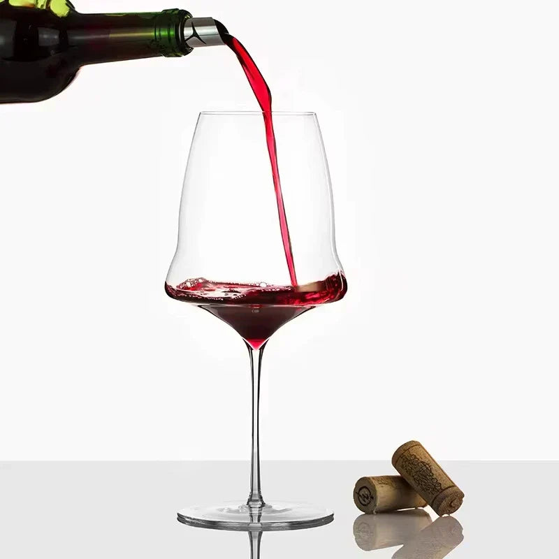 Crystal White Wine Glass Flute Handmade Eco-Friendly