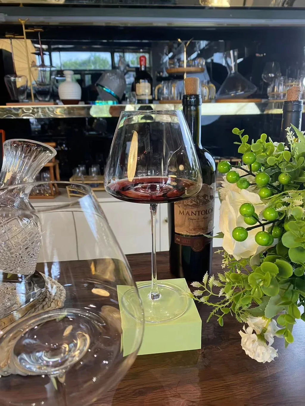 720ml Burgundy Crystal Wine Glasses for Red Wine