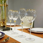 Crystal Red Wine Glass Set for Parties - 2pcs
