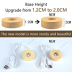3D Crystal Ball Night Light Lamp for Kids 5cm