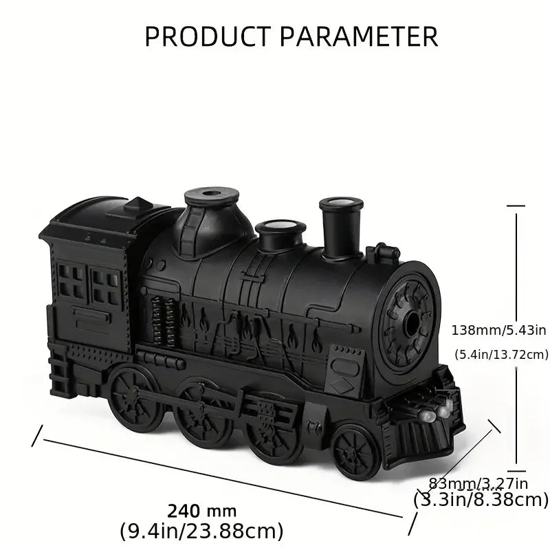 Mini Train Shape Essential Oil Diffuser with Light Mist
