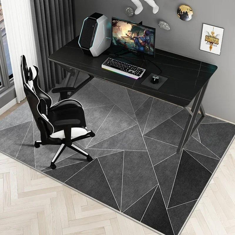 VIKAMA Striped Polyester Floor Mat for Home Use