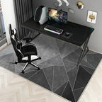 VIKAMA Striped Polyester Floor Mat for Home Use