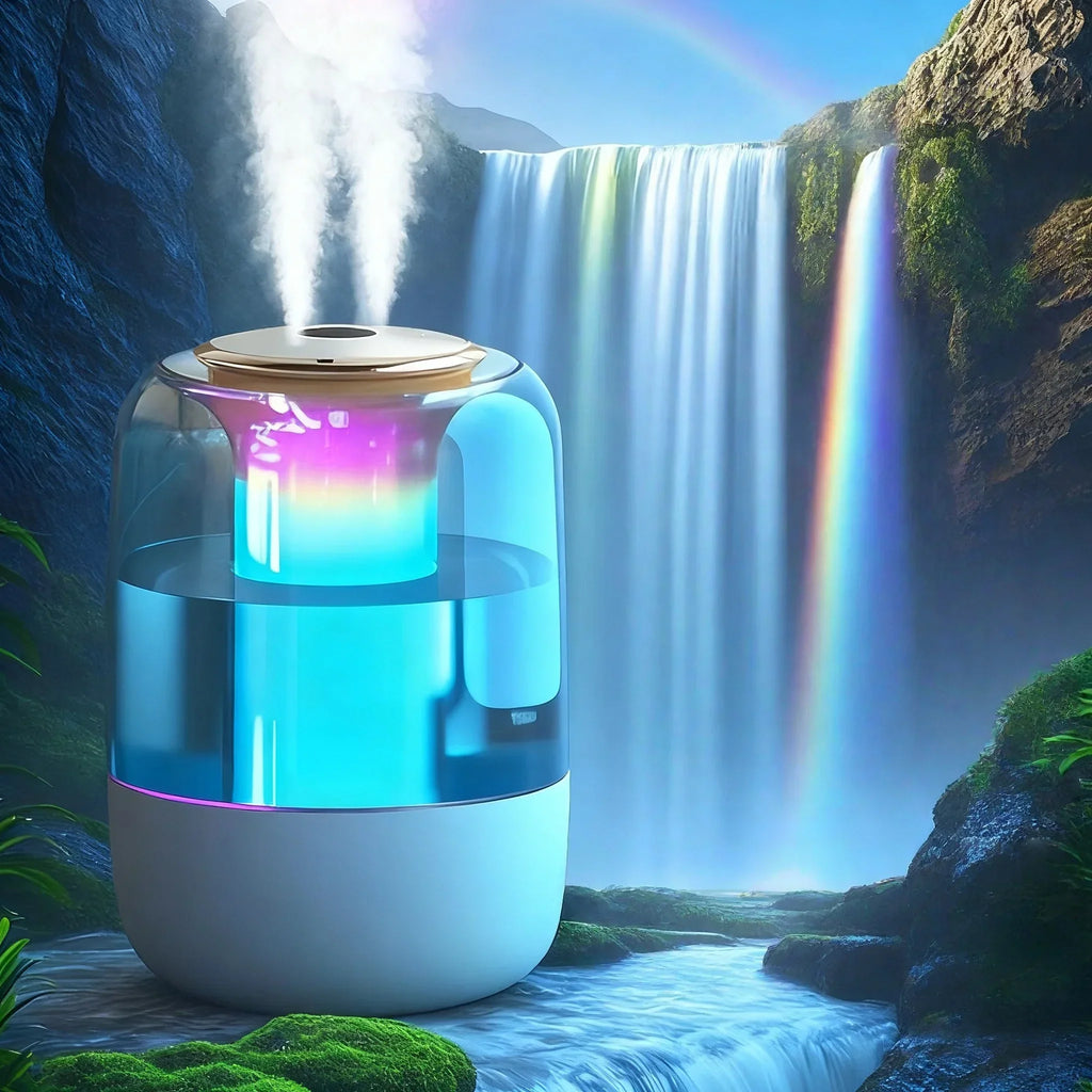 Seavidar Double Spray Humidifier with Ambient Light