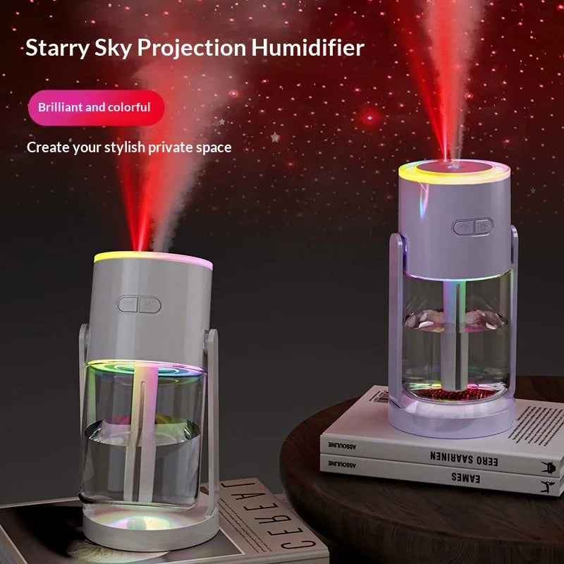 Starry Sky Projection Humidifier USB Colorful Light
