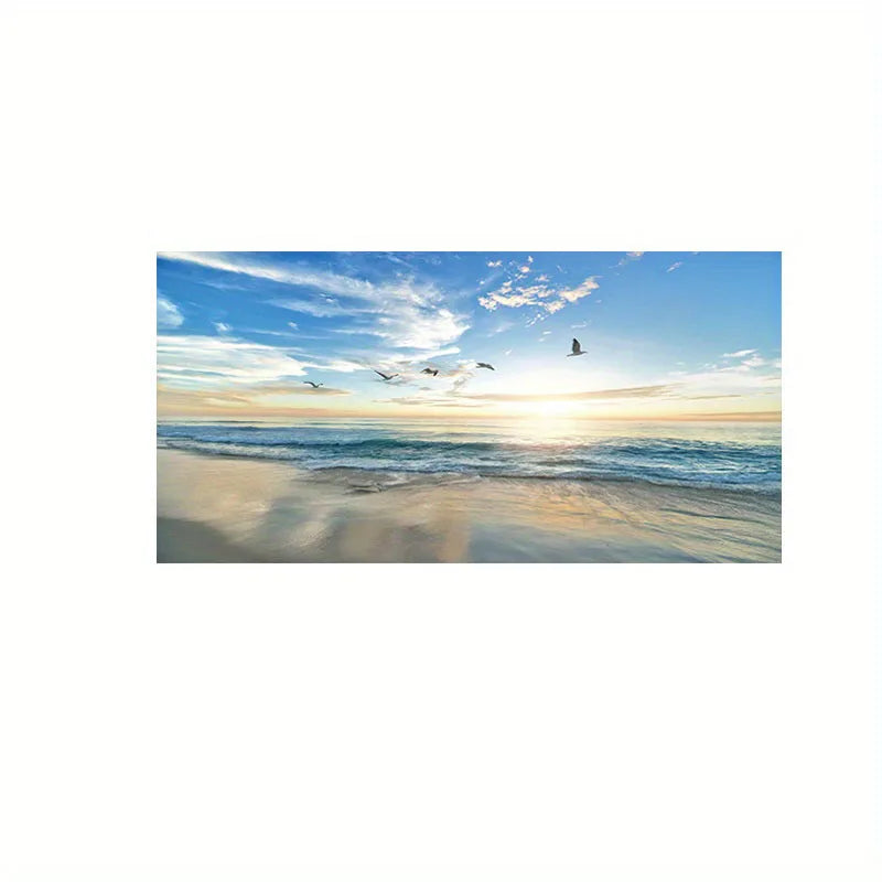 Beach Sunset Canvas Print for Home Decor