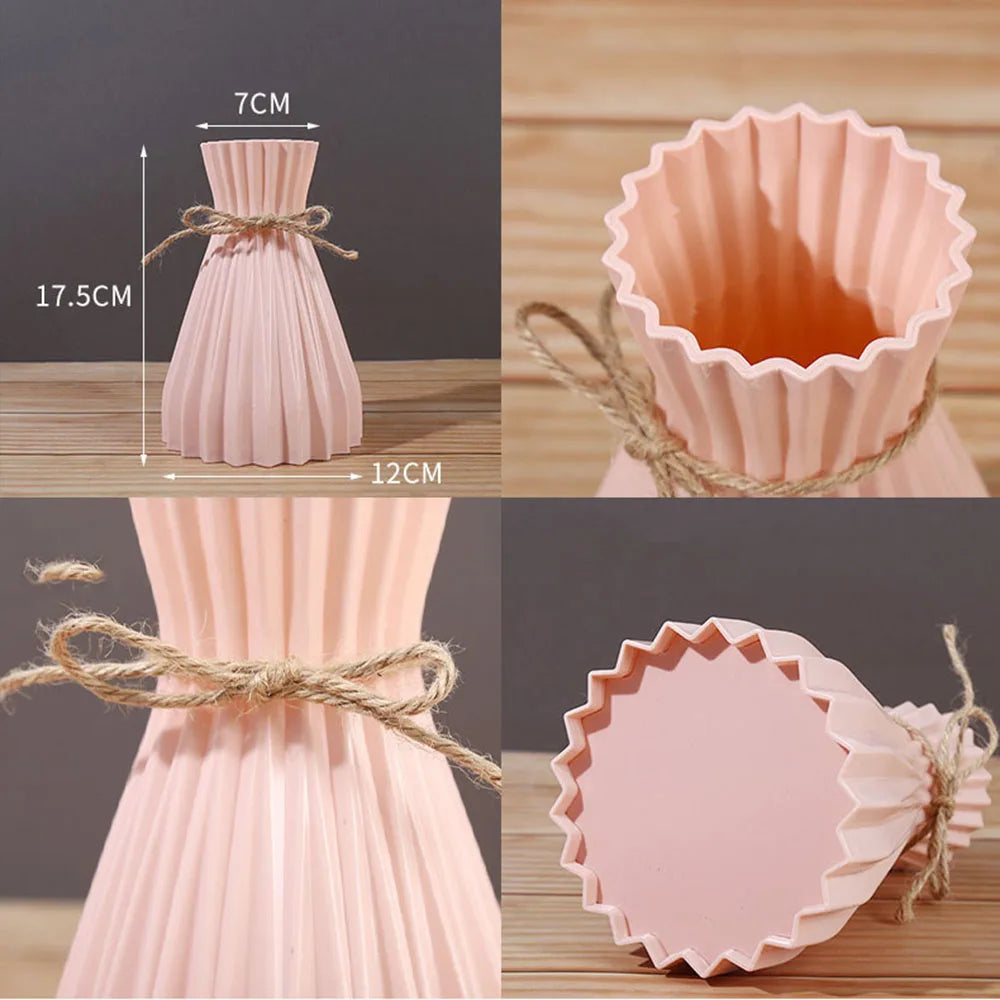 Modern Plastic Flower Vase for Creative Arrangements