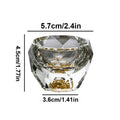 50ML Double-bottom Crystal Wine Glass for Whiskey and Espresso
