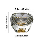 50ML Double-bottom Crystal Wine Glass for Whiskey and Espresso