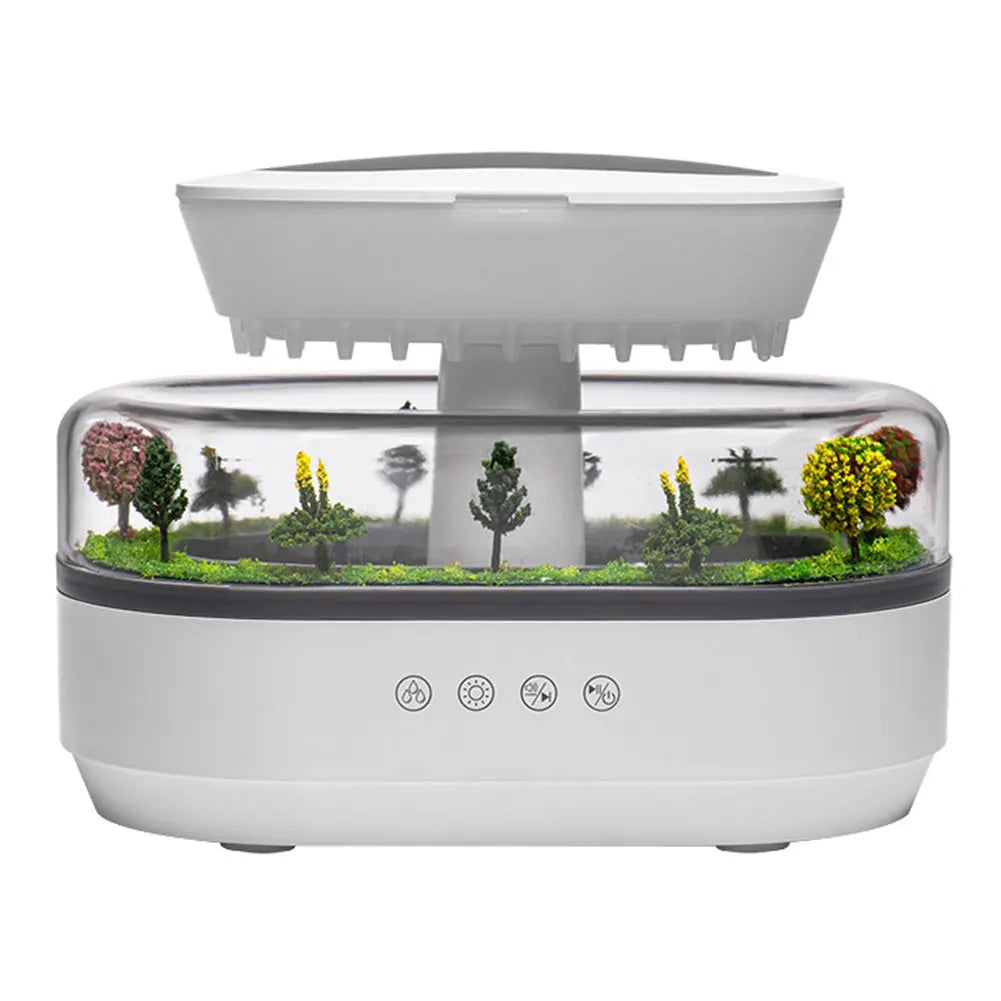 Cloud Rain Humidifier with 7 Colors and Essential Oils