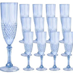 Crystal High-Stem Champagne Goblet Set for Parties