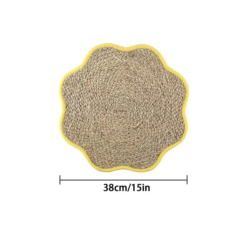 Natural Water Hyacinth Woven Placemat 38cm