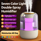 Seavidar Double Spray Humidifier with Ambient Light