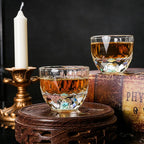 50ML Double-bottom Crystal Wine Glass for Whiskey and Espresso
