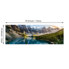 Lake Forest Mountain Canvas Painting Wall Art Decor