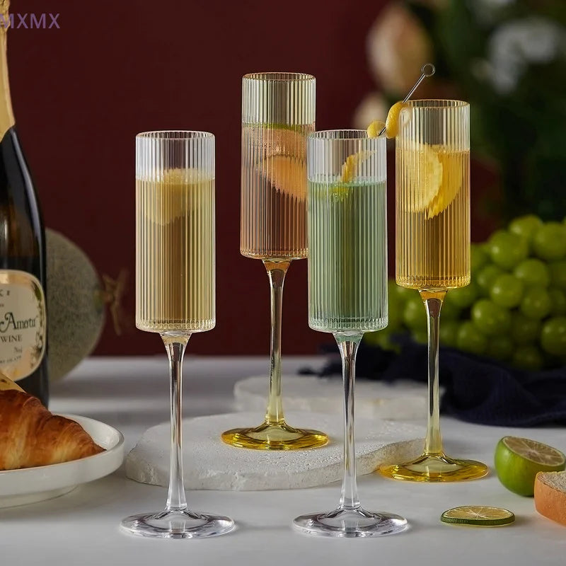175ML Transparent Plastic Goblet for Party Drinkware