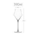 Crystal White Wine Glass Flute Handmade Eco-Friendly