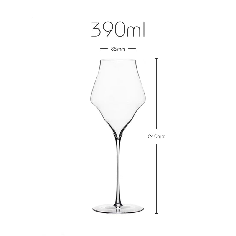 Crystal White Wine Glass Flute Handmade Eco-Friendly