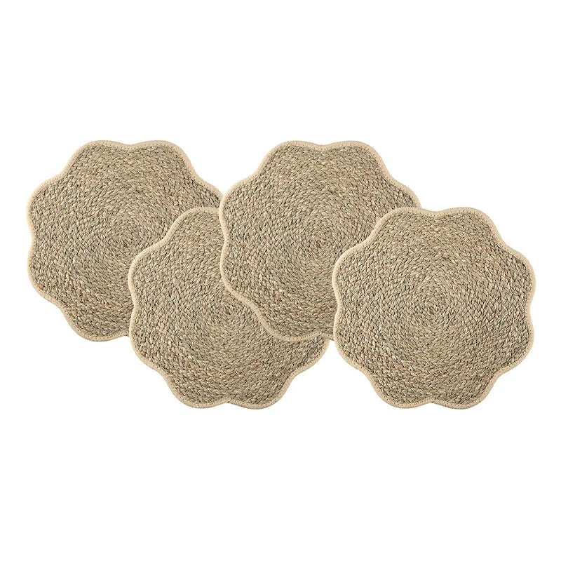 Natural Water Hyacinth Woven Placemat 38cm