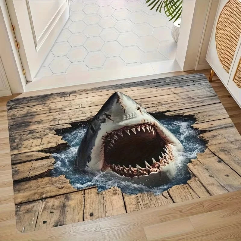 2D Optical Illusion Non-slip Doormat for Easy Cleaning