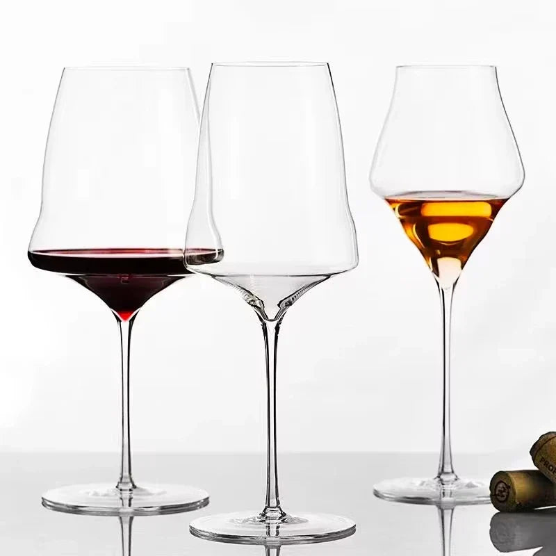 Crystal White Wine Glass Flute Handmade Eco-Friendly